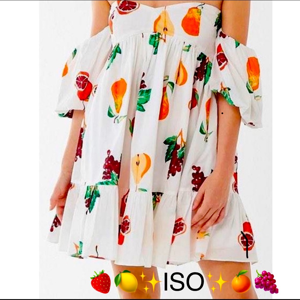 URBAN OUTFITTERS FRUIT DRESS ISO